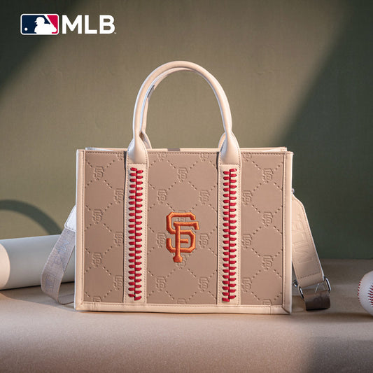 MLB San Francisco Giants Team Whipstitch Tote/Crossbody-Camel