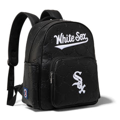 MLB Chicago White Sox Sports Baseball Backpack-Black