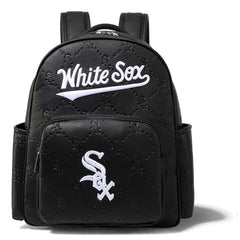 MLB Chicago White Sox Sports Baseball Backpack-Black