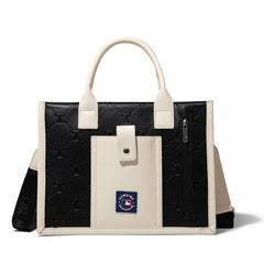 MLB Texas Rangers Team Whipstitch Tote/Crossbody-Black
