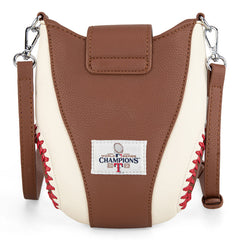 MLB Texas Rangers Leather Crossbody Bag