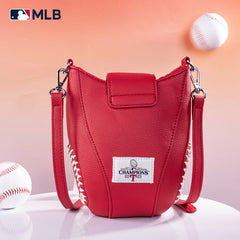 MLB Texas Rangers Leather Crossbody Bag