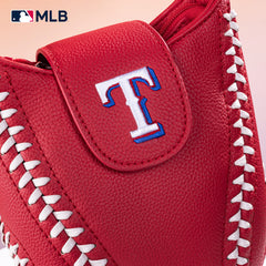 MLB Texas Rangers Leather Crossbody Bag