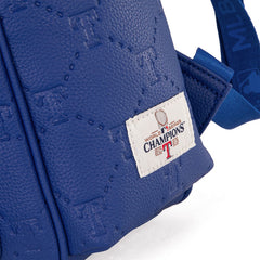 MLB Texas Rangers Sports Baseball Backpack-Blue