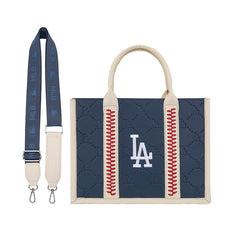 MLB Los Angeles Dodgers Team Whipstitch Tote/Crossbody-Blue