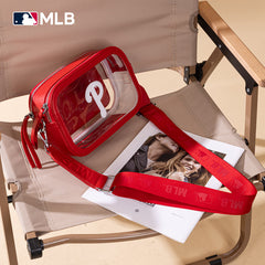 MLB Philadelphia Phillies Clear Crossbody Bag
