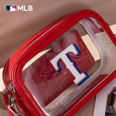 MLB Texas Rangers Clear Crossbody Bag