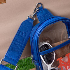 MLB New York Mets Team Clear Mini Sling Stadium Bag