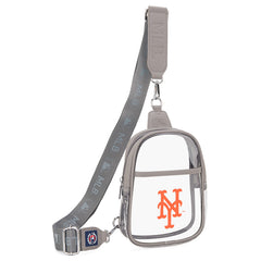MLB New York Mets Team Clear Mini Sling Stadium Bag