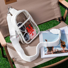 MLB New York Mets Team Clear Mini Sling Stadium Bag