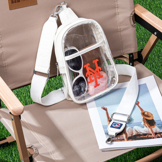 MLB New York Mets Team Clear Mini Sling Stadium Bag