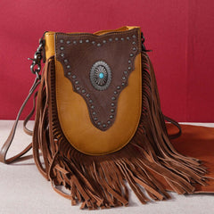 Montana West  Fringe Concho Crossbody