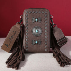 Montana West  Fringe Mariposa Concho Collection Phone Wallet/Crossbody