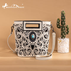 Montana West Cut-Out Embroidered Collection Crossbody
