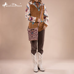 Montana West Cut-Out Embroidered Collection Crossbody
