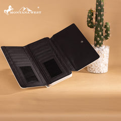 Montana West Cut-Out Embroidered Collection Wallet