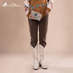 Montana West Cut-Out Embroidered Collection Wallet