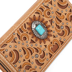 Montana West Cut-Out Embroidered Collection Wallet