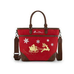 Montana West Christmas Tote Bag – Santa’s Sleigh Edition (Gift Wrapped)