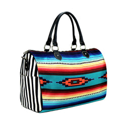 Montana West Aztec Print Collection Canvas Weekender Bag - Cowgirl Wear