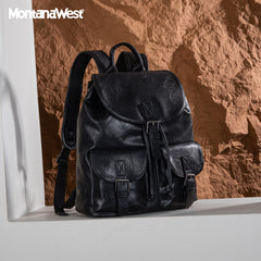 Montana West Vintage Buckle Backpack