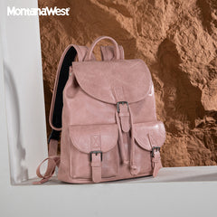 Montana West Vintage Buckle Backpack