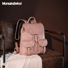 Montana West Vintage Buckle Backpack