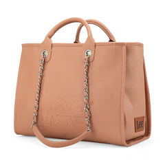 LEE Top Handle/Chain Strap Wide Tote