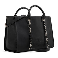 LEE Top Handle/Chain Strap Wide Tote