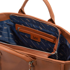 LEE Top Handle/Chain Strap Wide Tote