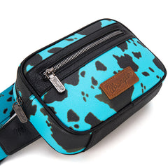Wrangler Cow Print Belt Bag/Fanny Pack