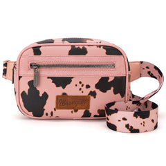 Wrangler Cow Print Belt Bag/Fanny Pack