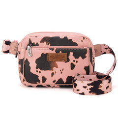 Wrangler Cow Print Belt Bag/Fanny Pack