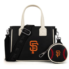 MLB San Francisco Giants Team Tote/Crossbody with Baseball Coin Pouch