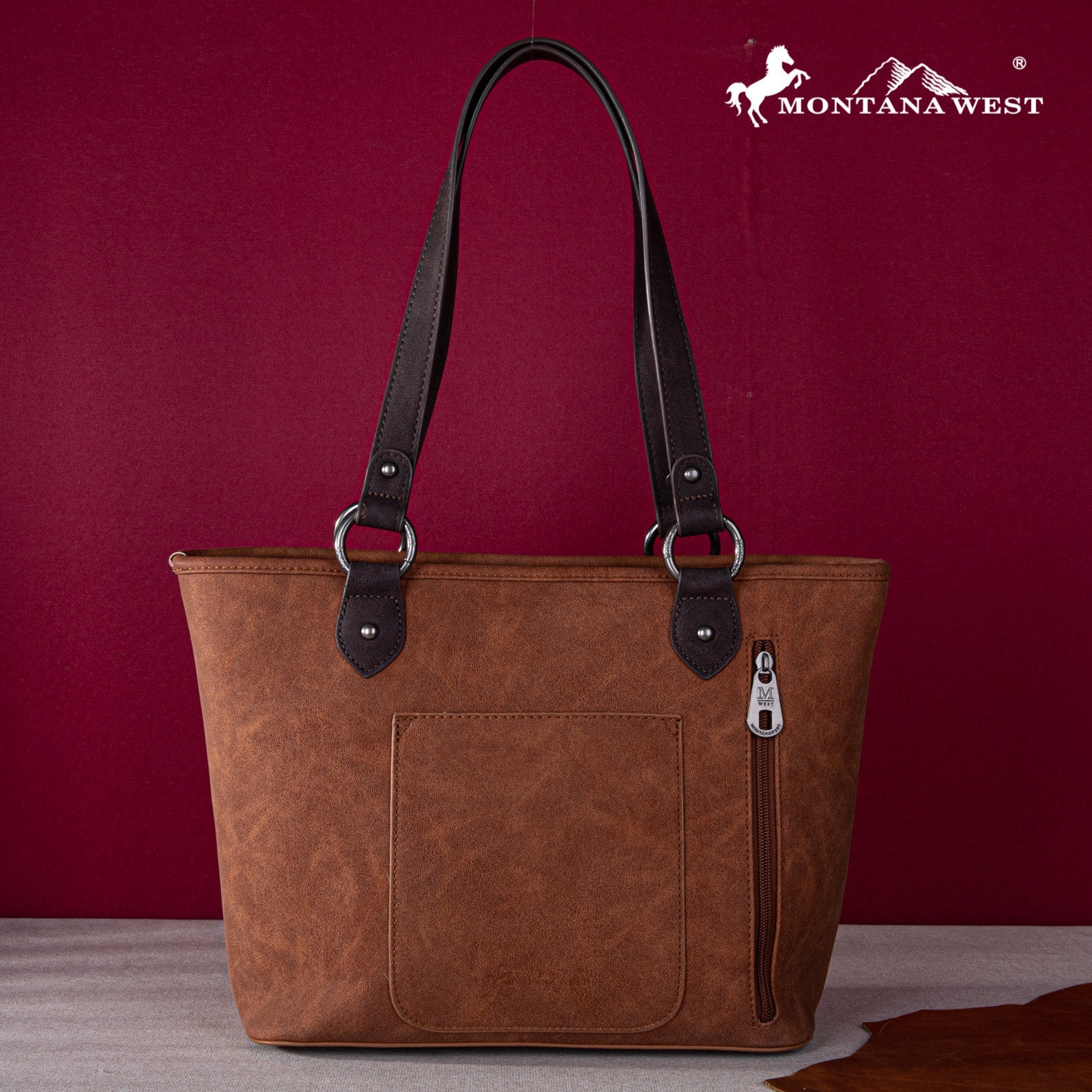 Montana West Embroidered Collection Concealed Carry Tote