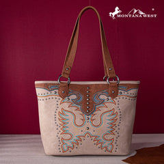 Montana West Embroidered Collection Concealed Carry Tote