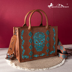 2024 New Montana West Sugar Skull Collection Tote/Crossbody Bag