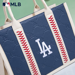MLB Los Angeles Dodgers Team Whipstitch Tote/Crossbody-Blue