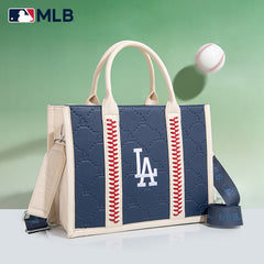 MLB Los Angeles Dodgers Team Whipstitch Tote/Crossbody-Blue
