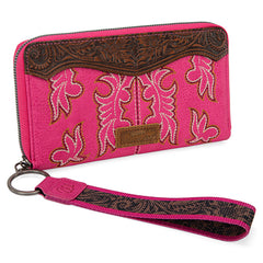 Wrangler Tooled Fringe Crossbody Bag