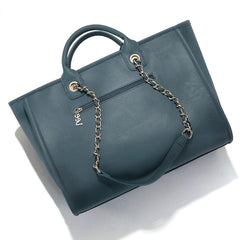 LEE Top Handle/Chain Strap Wide Tote