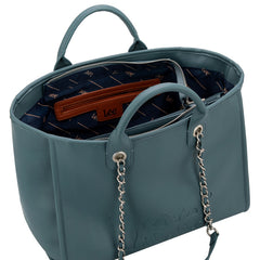 LEE Top Handle/Chain Strap Wide Tote