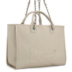 LEE Top Handle/Chain Strap Wide Tote