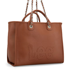 LEE Top Handle/Chain Strap Wide Tote
