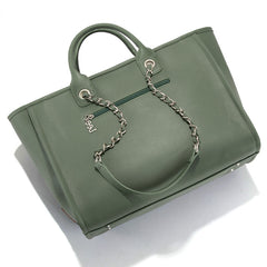 LEE Top Handle/Chain Strap Wide Tote
