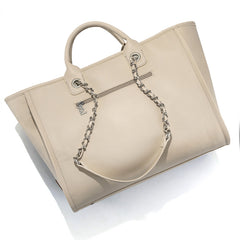 LEE Top Handle/Chain Strap Wide Tote