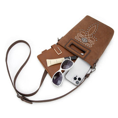 Montana West Diamond Cross Stitch Crossbody Bag