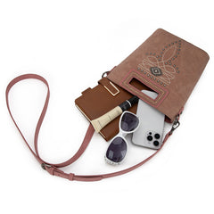 Montana West Diamond Cross Stitch Crossbody Bag
