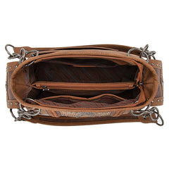 Montana West Diamond Cross Stitch Concealed Carry Satchel