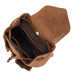 Trinity Ranch Genuine Hair-On Cowhide Tooled Backpack